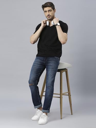 Image of Thomas Scott Men's Regular Fit Mid Rise Mid-Rise Stretchable Jeans