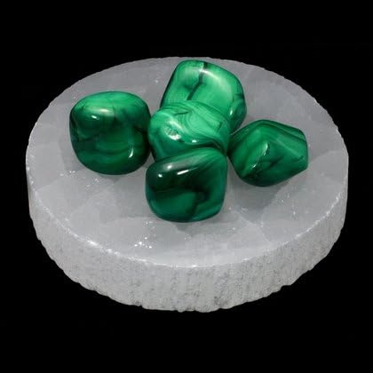Plato para carga de selenita CrystalAge grande miniatura 3