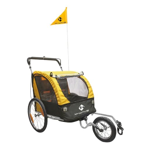 Remorque pour vélo enfant M-Wave Carry All 3 in 1 évite fatigue poussette