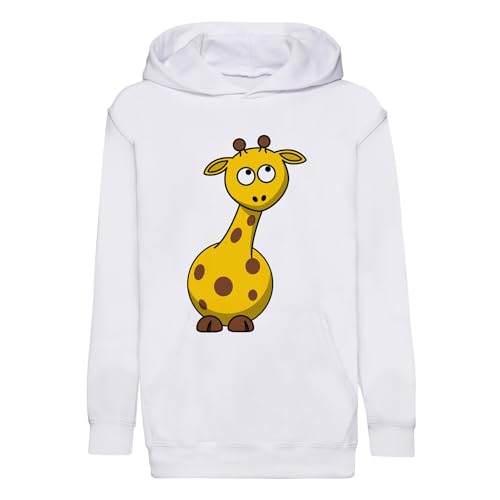 Sweat à capuche enfant girafe idéal pour l'école et les sorties de week-end