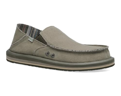 Sanuk Donny Hemp Mens Loafers - Slip On Shoes with...