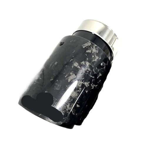 Embout échappement en fibre de carbone et inox de prestige pour finition sport auto