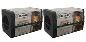 Braunkohlebrikett - Braunkohle Briketts Kohle Rekord 2X 10kg