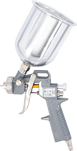 BGS 3206 | Druckluft-Farbsprühpistole | 500 cm³ | Universal-Spritzkopf rund, breit, flach