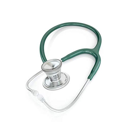 MDF Instruments, ProCardial Cardiology Stethoscope, Adult, Dual Head, Free-Parts-for-Life, MDF797 (Emerald Green, Titanium) - Image 3