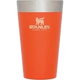 STANLEY(スタンレー) スタッキング真空パイント 0.47L パーシモンオレンジ 真空断熱タンブラー ステンレス コーヒー 保温保冷 ビール アウトドア スポーツ観戦 食洗機対応 保証 (日本正規品)