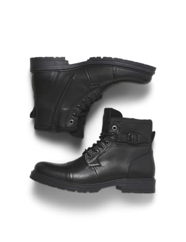 Image of JACK & JONES mens Jfwdexter Leather Boot Sn
