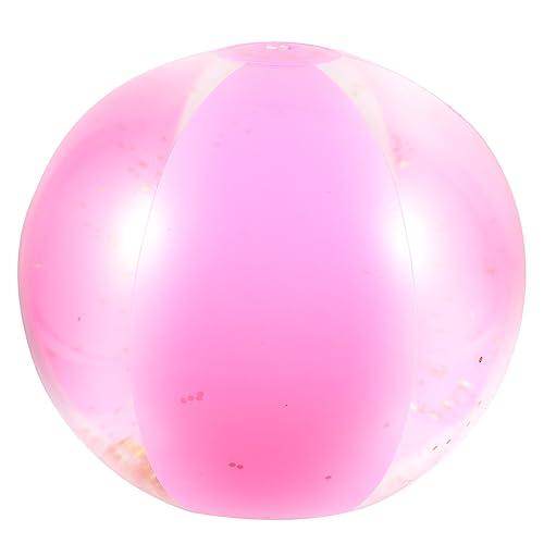 HOOTNEE 3Pcs Glitter Sequin Beach Balls Inflatable Pool Balls for Adults for Summer Parties Pool Fun and Beach Activities Design