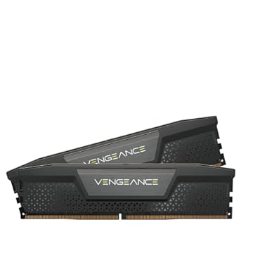 CORSAIR Memória de computador Vengeance DDR5 RAM 64GB (2x32GB) 6000MHz CL38 Intel XMP iCUE compatível - Preto (CMK64GX5M2B6000C38)