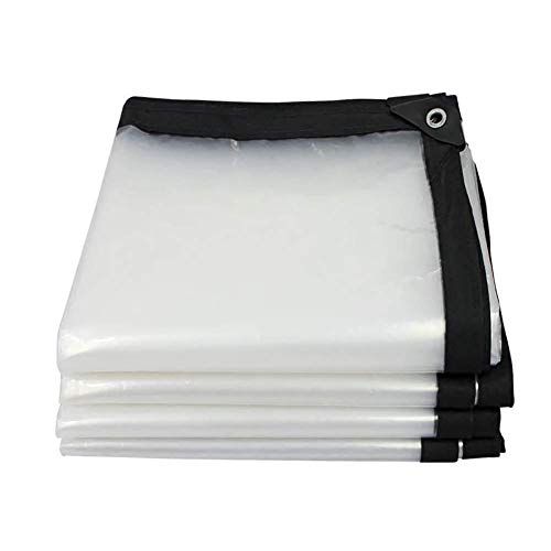 YGCBL Lona impermeable para ventana, balcón, flores, invernadero, 120 g/m², D, 4 x 4 m