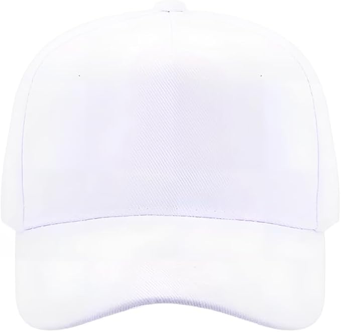 Image of 5-Panel Baseball Cap for Workouts, Hiking, Outdoor Sports, Customizable DIY Design, All-Season Comfort Fit, Adjustable