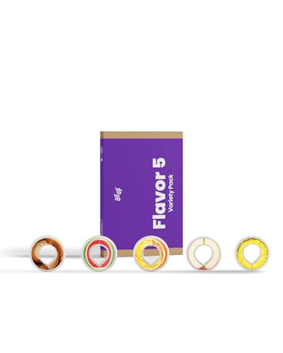 air up® Pods 5 sabores en juego de degustación: cola, sandía, naranja, manzana y piña | Pod de fragancia para 25 litros de agua sin azúcar
