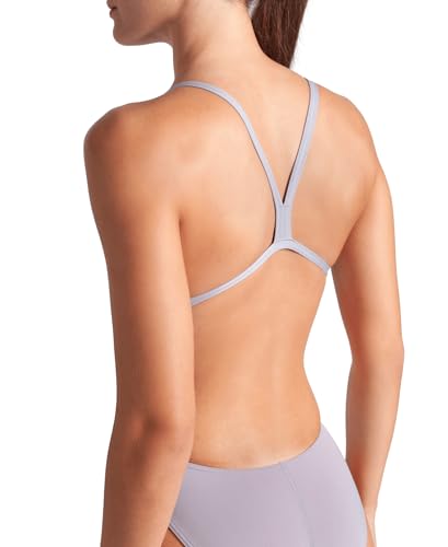 Image of Arena Women's Solid Team Swimsuit Challenge Back MaxLife Open Back Bathing Suit Athletic Swimwear
