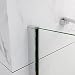 Cabina de ducha semicircular mamparas de baño 6mm cristal templado 80x80cm