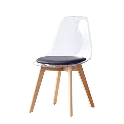 DKD Home Decor Silla de Comedor Negro Multicolor Natural 30 x 40 cm 54 x 47 x 81 cm