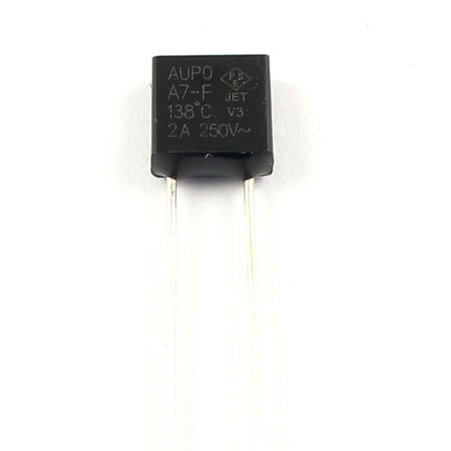 100 Pcs Thermal Fuse Cutoff TF 138 Degree 250V 2A A7-F