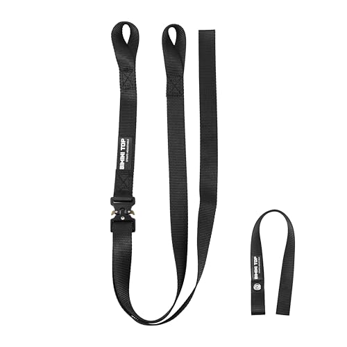 Pontoon Ladder Pull Up Strap,16"~55" Boat Ladder Pull Up,with Heavy Duty Aluminum Alloy Quick Release Buckle,Premium Marine Ladder Nylon Strap,Boat Ladder Hardware Accessories