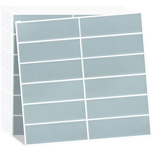 Adodecor Backsplash Tile For Kitchen Peel And Stick, New Upgrade Self Adhesive 12" X 12" Peel And Stick Backsplash For Kitchen, Stick On Tiles For Backsplash Kitchen And Bathroom, Airy Blue (10-Sheet) #TOP1