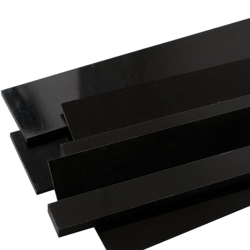 ABS Flat Bar Rods | 500x80mm 2-8mm Thick 2pcs For CNC Machining: Chassis Bracket Fixtures(5mm)