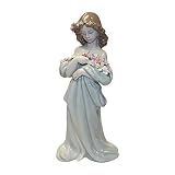 Lladro Petals of Love 06346 Lady with Flowers