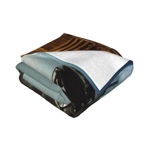 Plaid train en flanelle couverture douce de qualité supérieure - 3