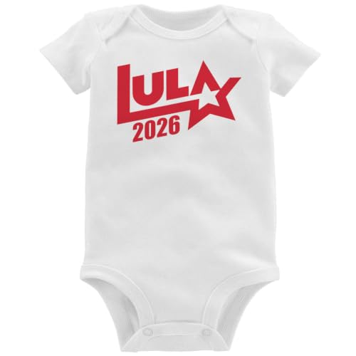 Body Bebê Lula 2026 Estrela PT 13