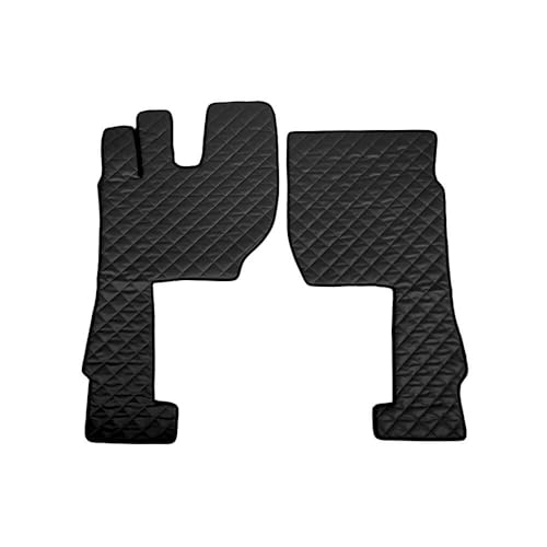 Tapis de sol noir avant arrière antidérapant LAMPA 96189 pour Volvo FH 16 II