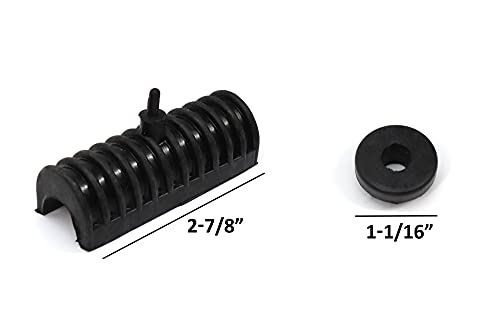 Montajes de goma para soporte de alforjas duras compatibles con Harley Davidson, juego de 4 miniatura 4
