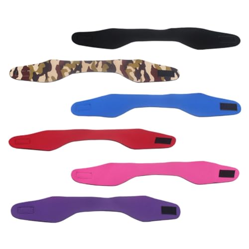 GLEAVI Diadema Deportiva Grande 6 Piezas Colores Surtidos para Natación y Ducha Protección para Oídos Transpirable y Elástica para Fitness y Yoga