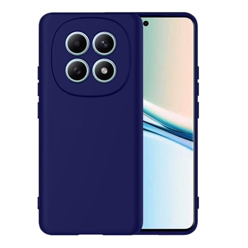 Image of Back Cover Compatible with Mi Redmi Note 15 5G | Full Camera Protection | Premium Liquid Silicon Case | Flexible Bumper Case for Mi Redmi Note 15 5G / Note 15 SE 5G / Poco M8 5G (Dark Blue)