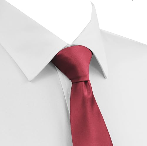 Image of Dibi Solid Color Ties for Men, Formal Mens Ties, Neck Tie, Classic Tie for Boys Women Teens, Wedding Business Costume Necktie