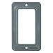 Outlet Box Plate For Gfci Receptacle - Pack Of 6