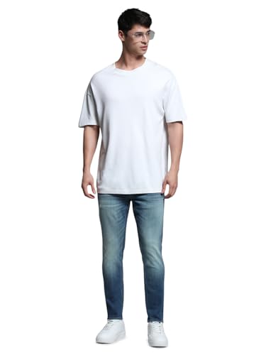 Image of Jack & Jones Men's Slim Fit Jeans | Low Rise | Jeans for Men