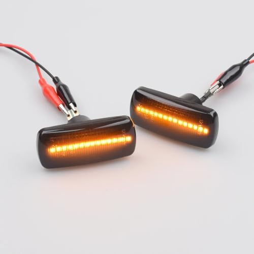 Evita multas con el indicador lateral intermitente compatible con Jeep 2 piezas 4
