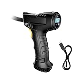 電動 エアーコンプレッサー コードレス式電動エアコンプレッサー 自動車タイヤエアーポンプ 空気入れ 自転車 電動 充電式 携帯便利2000mAh LED照明ライト 小型・軽量空気入れ ポータブルカー電動エアポンプ 車/ロードバイク ボール 自転車 浮き輪