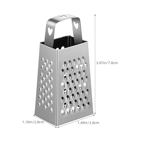 Mini rallador de queso acero inoxidable 6 piezas miniatura 2