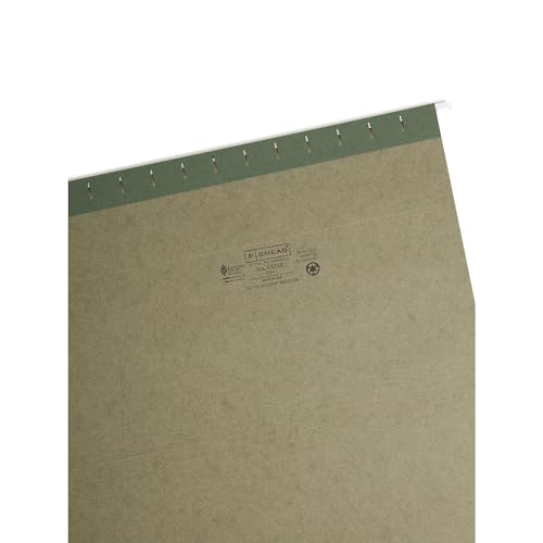 Smead Hanging Folder Without Tab, Green, Legal, 25 Per Box (64110) image 2