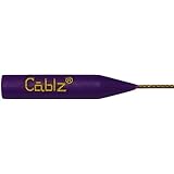 Cablz Zipz Colorz Eyewear Retainer, Purple and Gold with Gold Cable, One Size