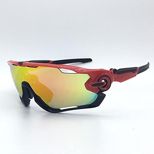 UBERSWEET® color 6, 5 Lens5 Lens JBR Polarized Cycling Glasses Goggles Racing Men Cycling Sunglasses UV400 Cycling Eyewear...