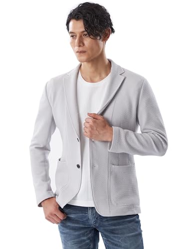 [エポカ ウォモ] Safari Lounge別注 ポリエステルライトニットジャケット M1N30670__ 46 グレー1(04)