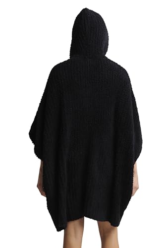 Image of Barefoot Dreams CozyChic The Cozy, Black, 32 inch Long