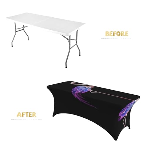 Nappe de table extensible housse protection lavable élasthanne 1,8m