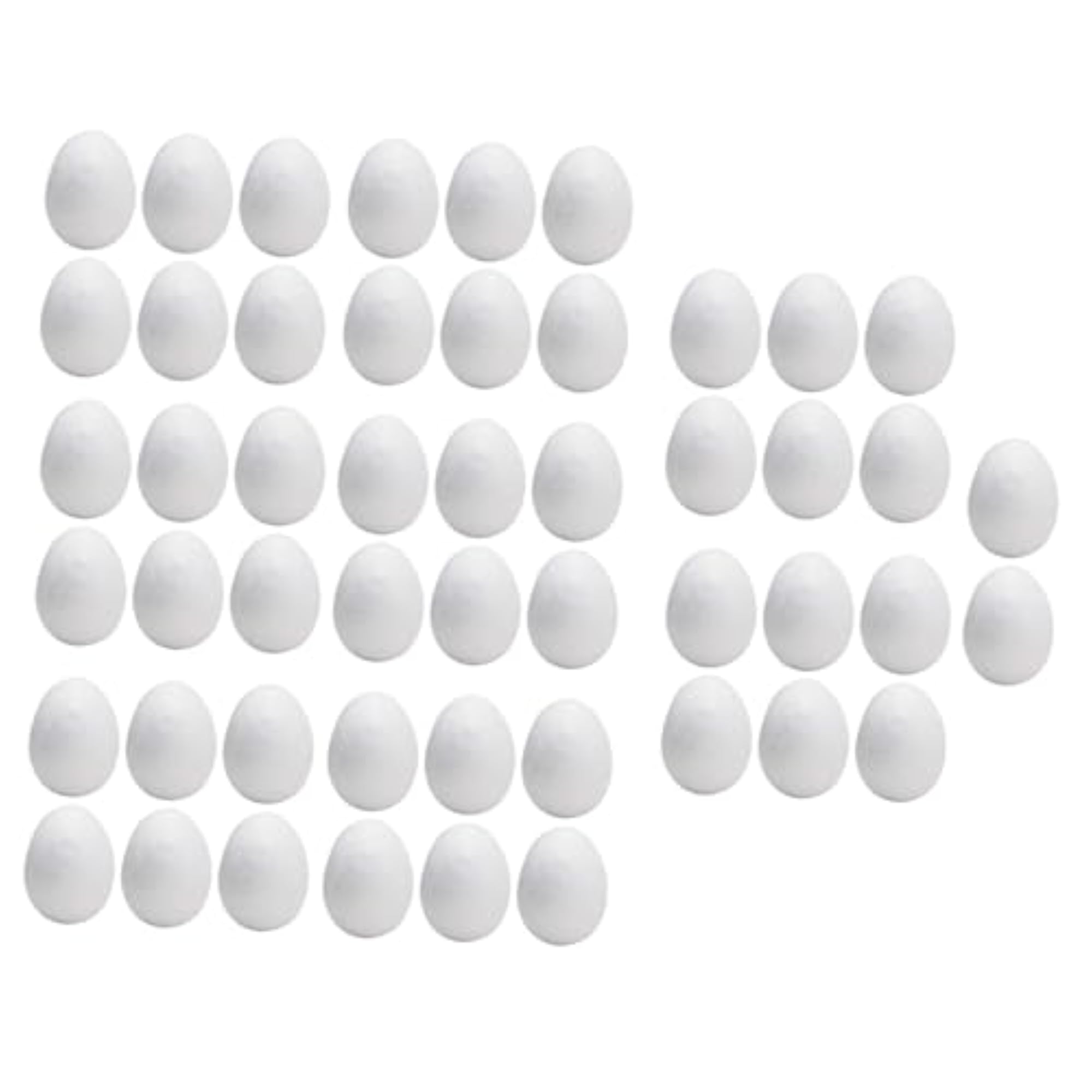 50x Premium Faux Easter Eggs for Home Painting Projects