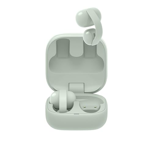 Image of Sony LinkBuds Clip Open-Ear Truly Wireless Earbuds, Comfortable & Secure Fit, Lightweight Clip-On Design, Touch Controls, Ambient Sound Awareness, Water Resistant, Up to 37 Hrs of Playback, Green