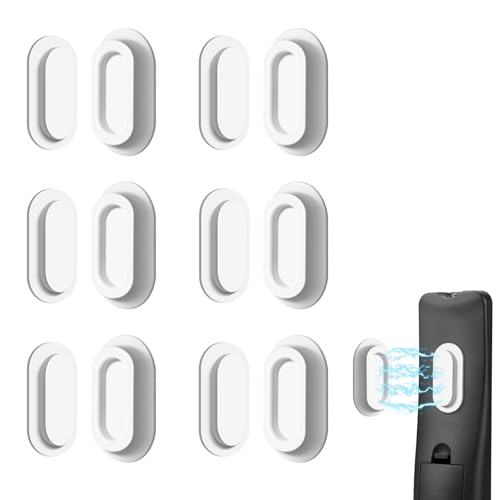 AMAZYC-US 6 Pack Magnetic Remote Control Holder – Upgraded Silicone