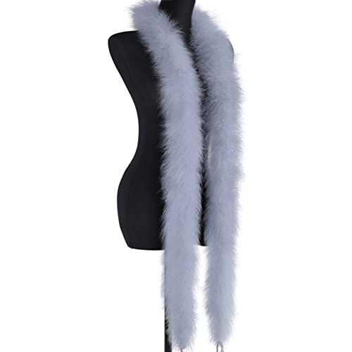 2 m Federboas natürlicher Federschal flauschige Federboas Kostümparty Zubehör für Hochzeit Party Cosplay Tanzkostüm