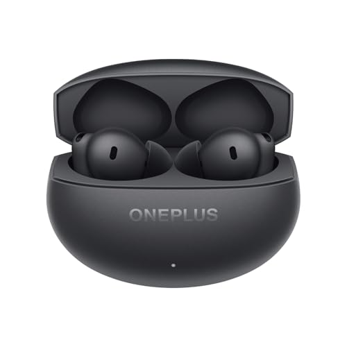 OnePlus Buds 4 Wireless Earbuds,Bass Wave in-Ear Buds,IP55 Tri-Mics AI Earphone,Up to 55dB Adaptive Noise Cancellation,Up to 45Hrs Battery,Grey