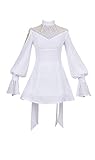 FF 14 Ryne White Dress Minfilia Cosplay Costume