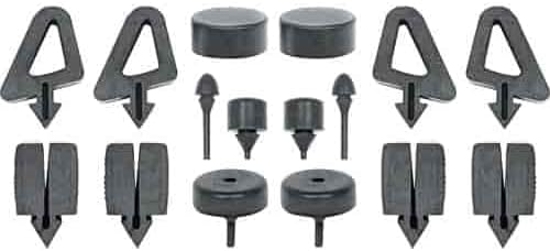 63-64 IMPALA RUBBER STOPPER SET (16)