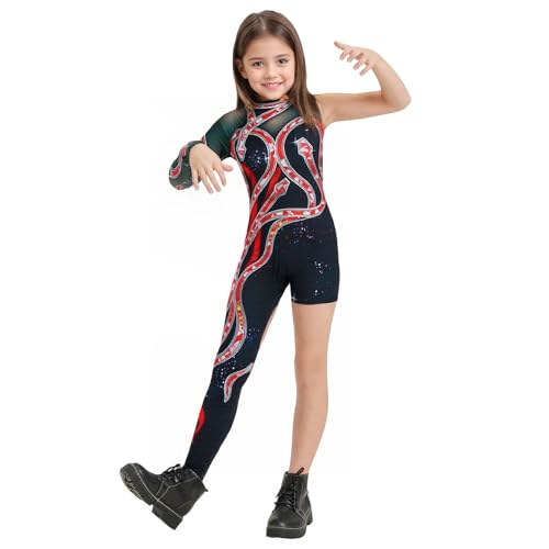 Disfraz para niña con estampado de serpiente miniatura 5